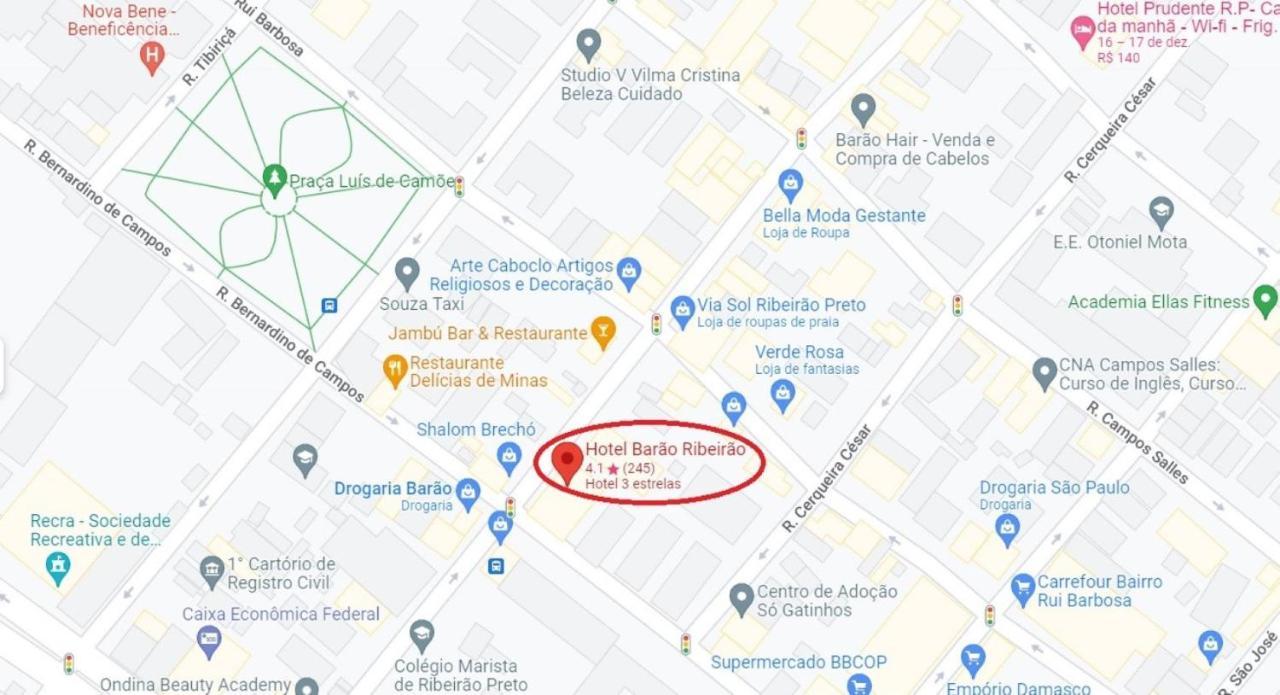 Hotel Barao Ribeirao ريبيراو بريتو المظهر الخارجي الصورة
